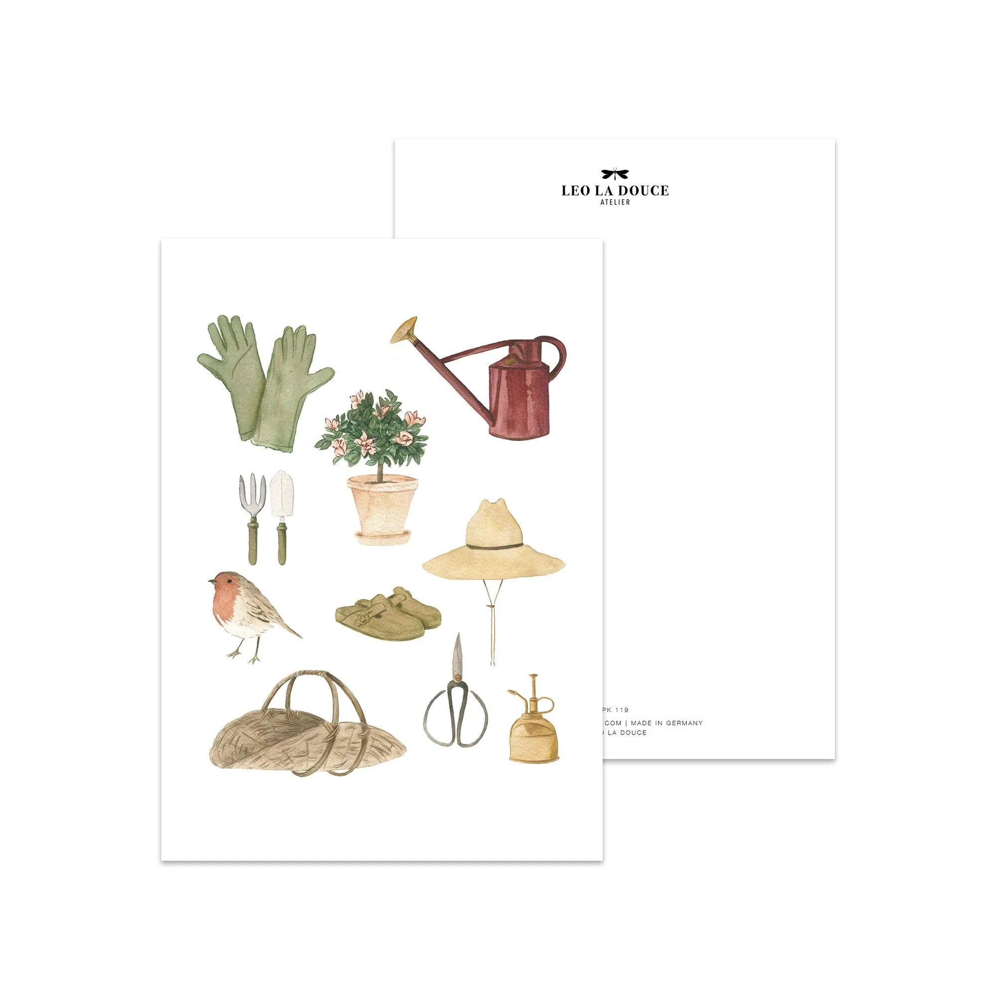 POSTKARTE - GARTENTAG