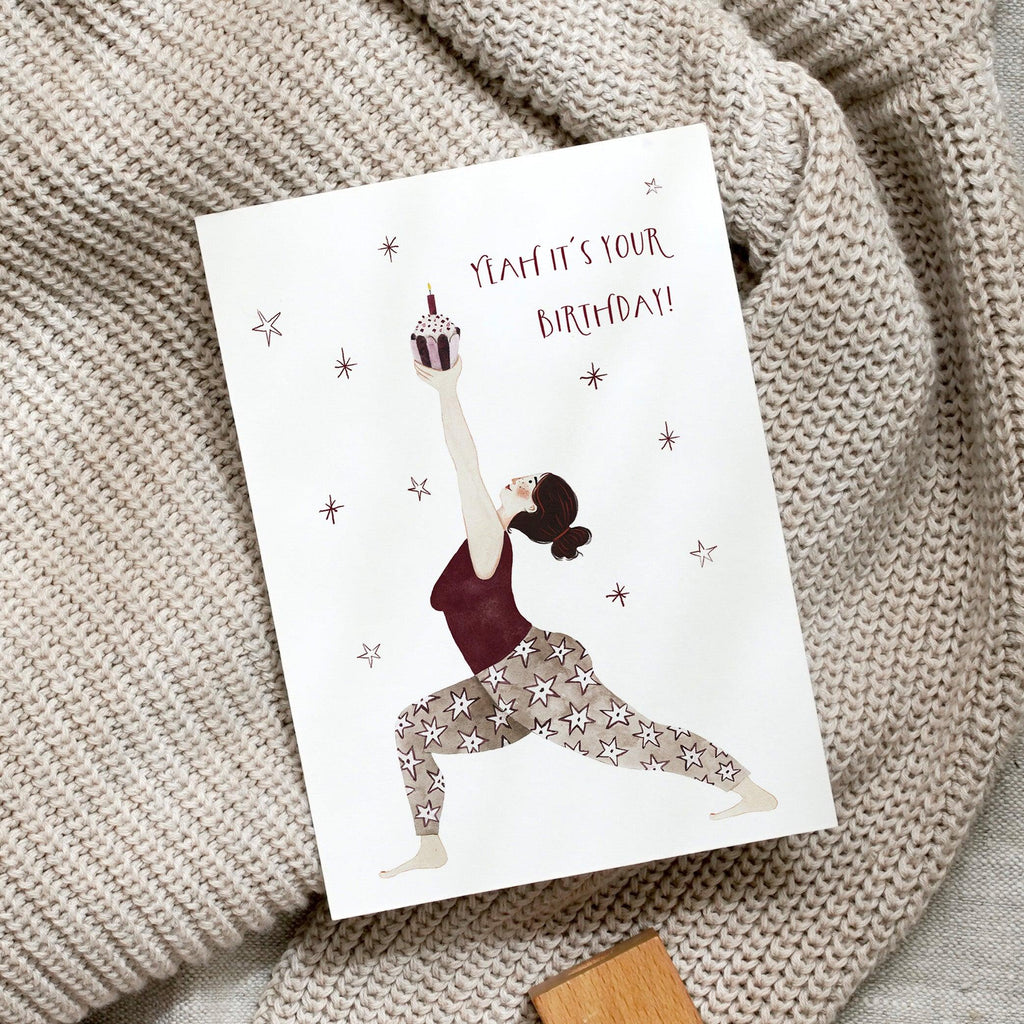 POSTKARTE - BIRTHDAY YOGA