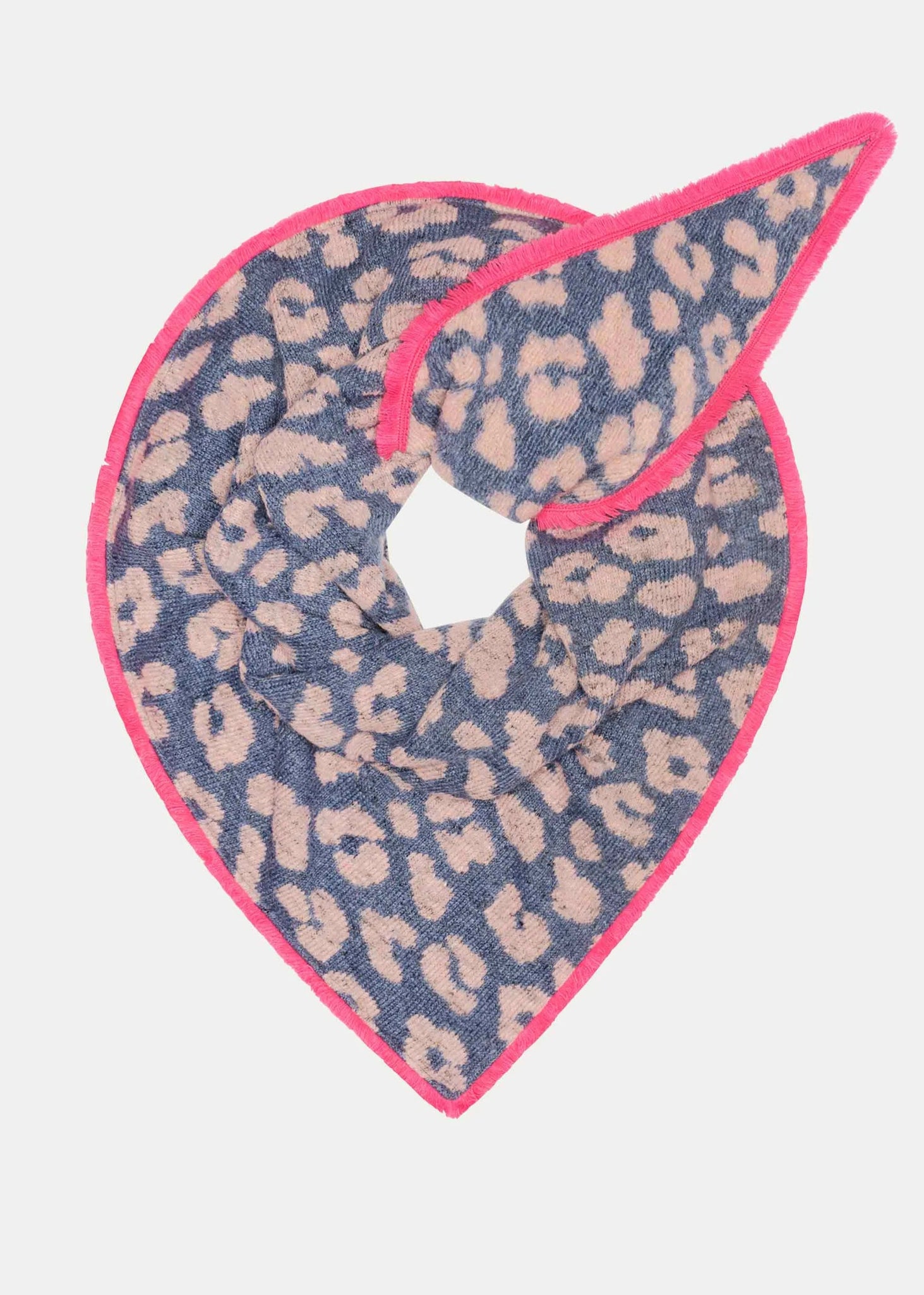 SHAWL - LEOPARD GREY