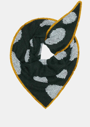 SHAWL - DOTS GREEN