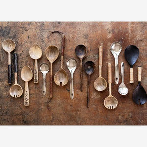 WOODEN SALAT SET