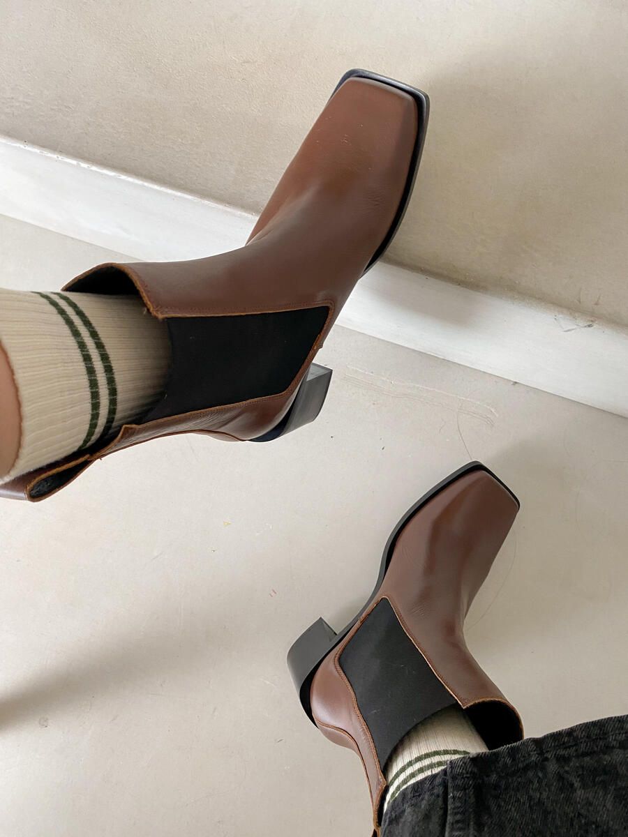 SQUARED HEEL BOOTS