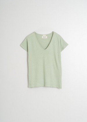 RUSTIC-EFFECT MELANGE T-SHIRT