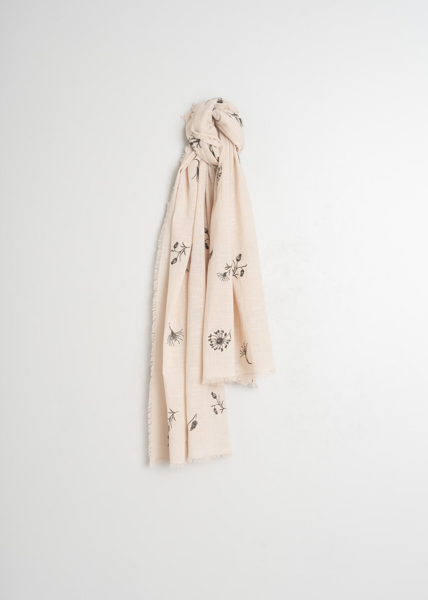 FEATHER FLOWER SCARF