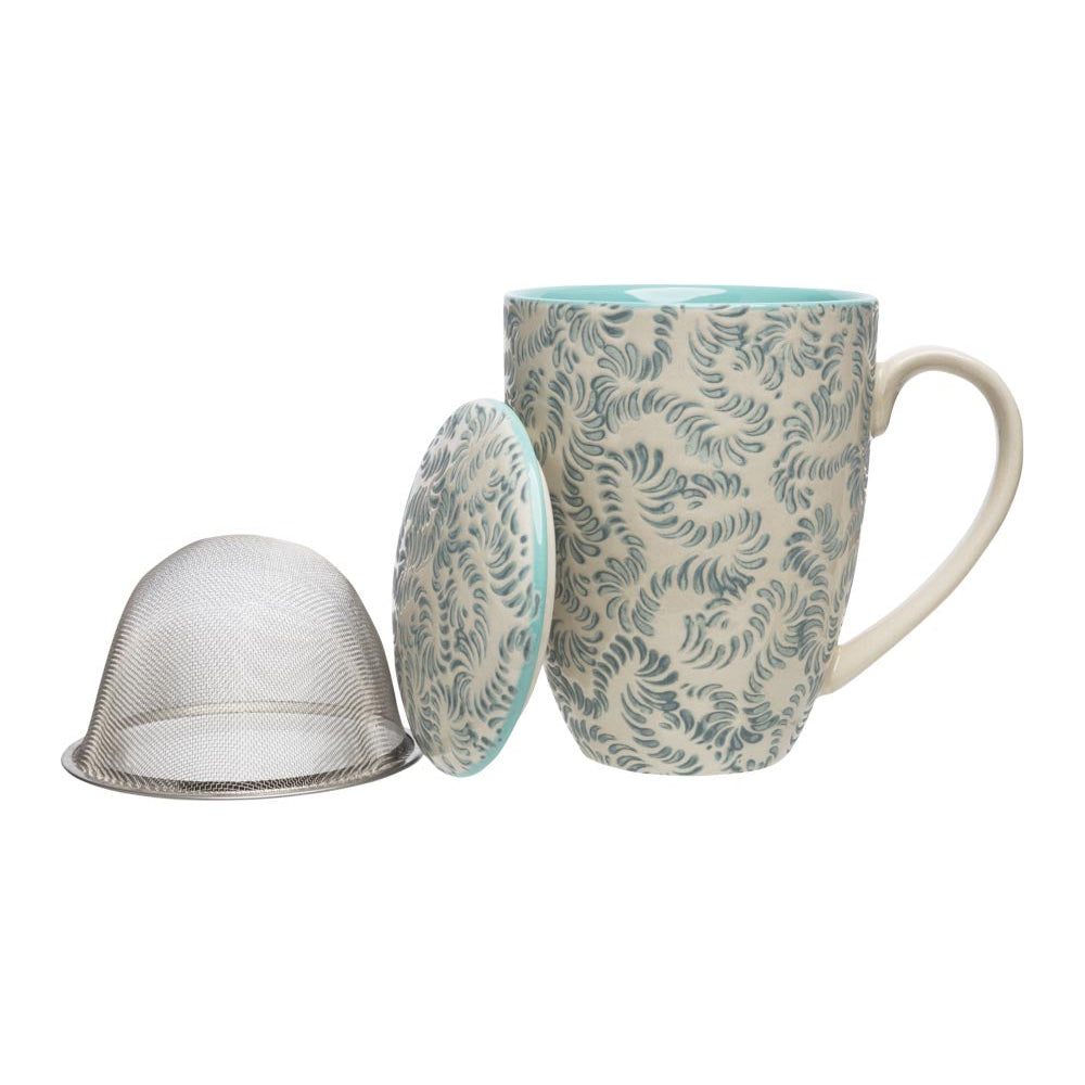 TEETASSE MIT TEESIEB - 3 FARBEN