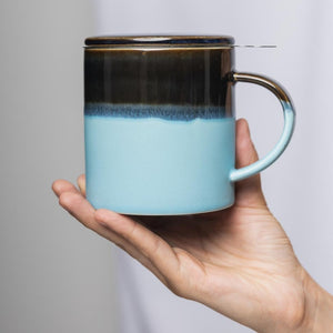 TASSE MIT TEESIEB INDUSTRIAL - 3 FARBEN