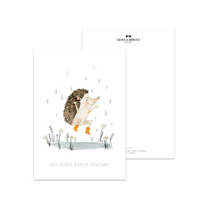 POSTKARTE - HAPPY IGEL