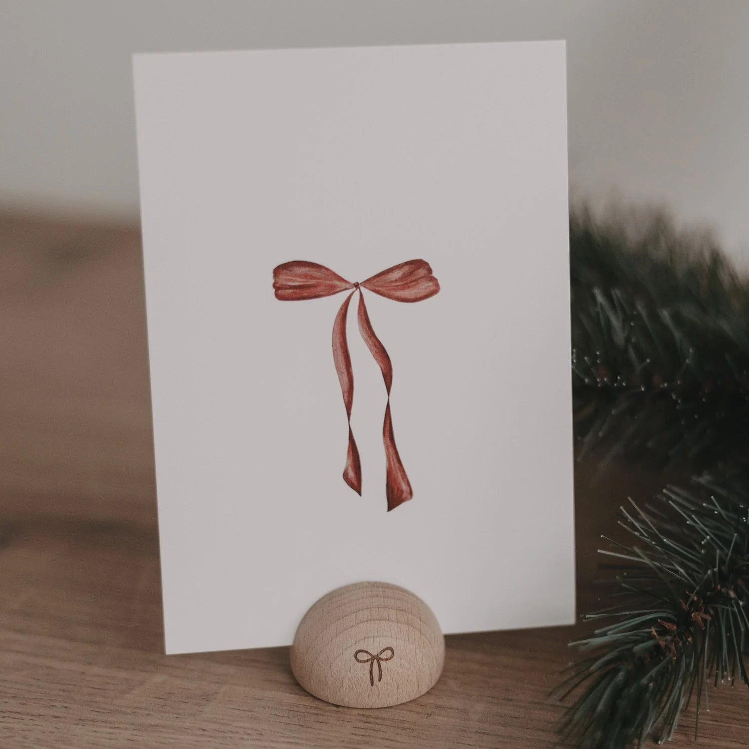 AQUARELL-POSTKARTE CHRISTMAS