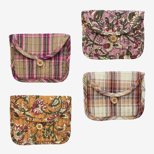 QUILTED COTTON PURSE
