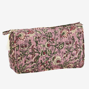 QUILTED COTTON WASHBAG