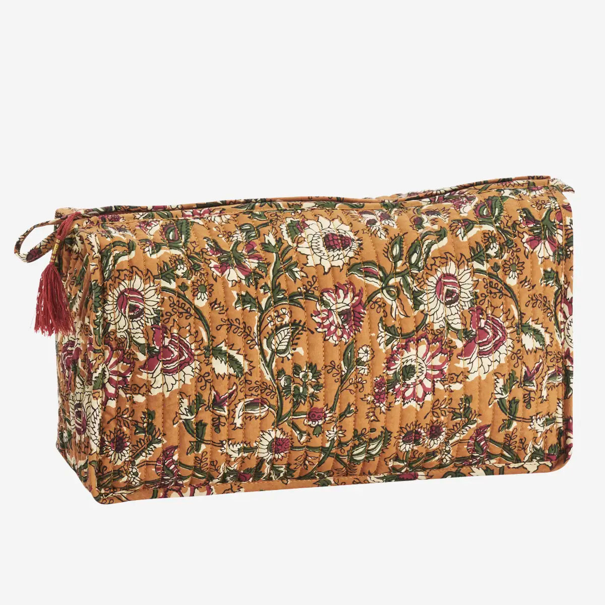 QUILTED COTTON WASHBAG