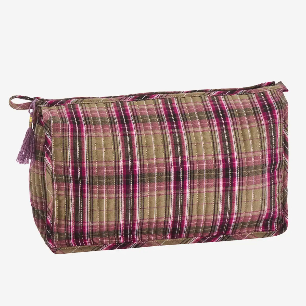 QUILTED COTTON WASHBAG