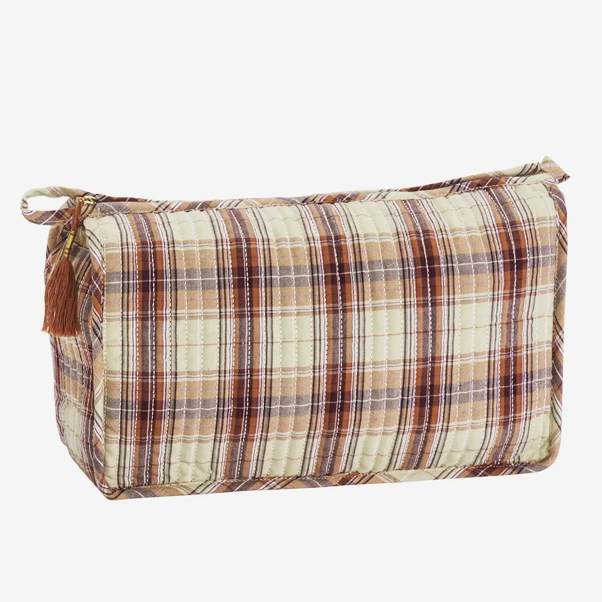 QUILTED COTTON WASHBAG