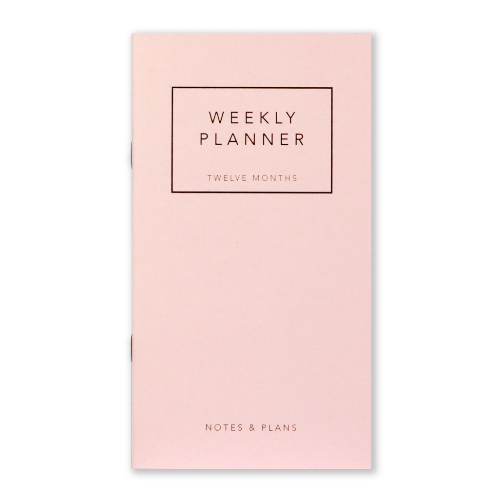 WEEKLY PLANNER - 3 Farben