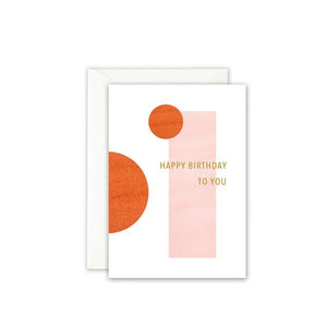 GRUSSKARTE - HAPPY BIRTHDAY TO YOU