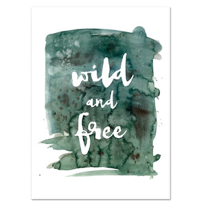 KUNSTDRUCK – WILD & FREE