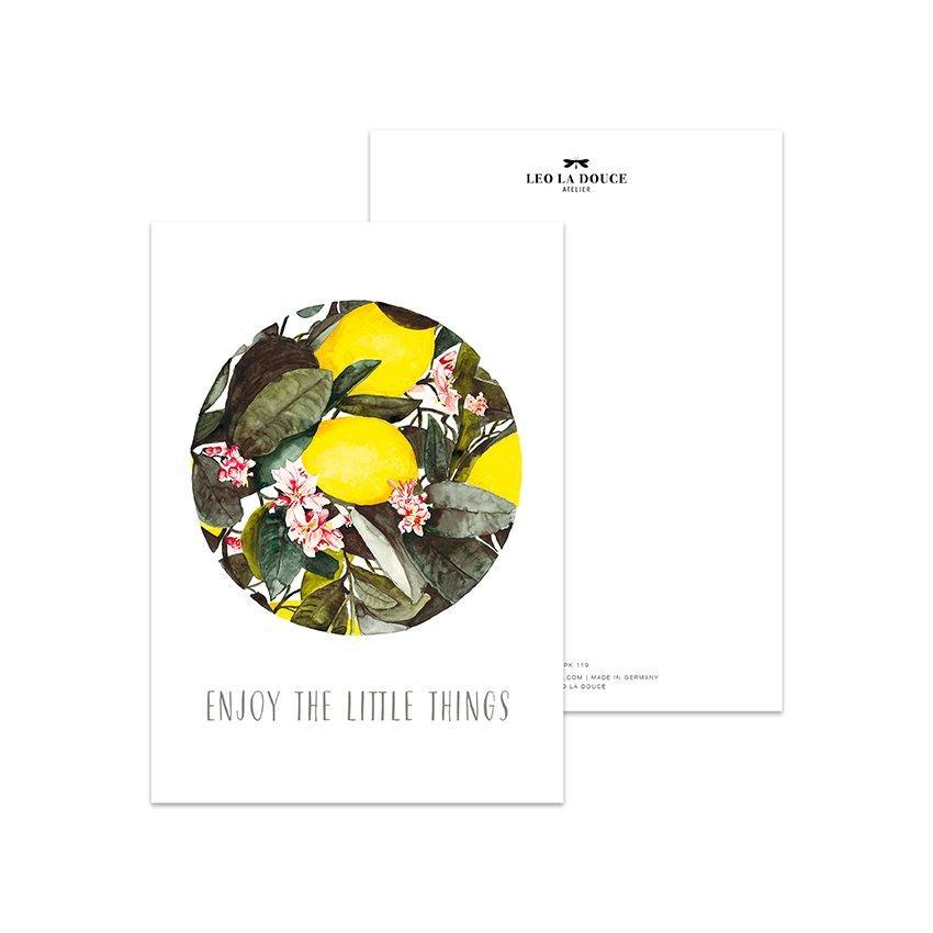 POSTKARTE - ENJOY THE LITTLE THINGS