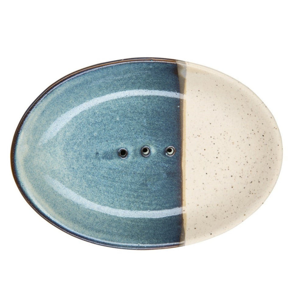 SEIFENSCHALE - OVAL - RUSTIC