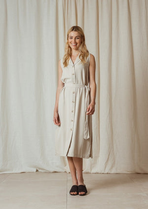 PIQUE LYOCELL DRESS