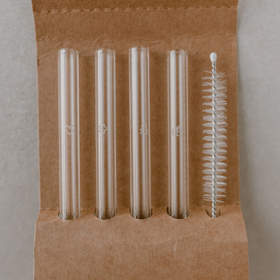 GLASSTROHHALME WEIHNACHTEN