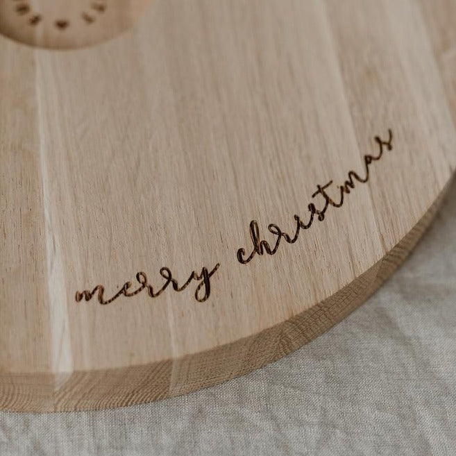 KERZENBRETT MERRY CHRISTMAS